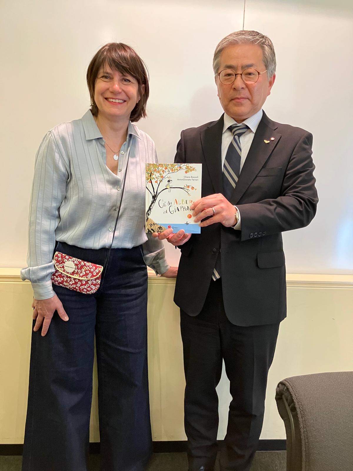 Incontro di presentazione del libro con Takuji Inoue, direttore del Museo della Bomba Atomica di Nagasaki